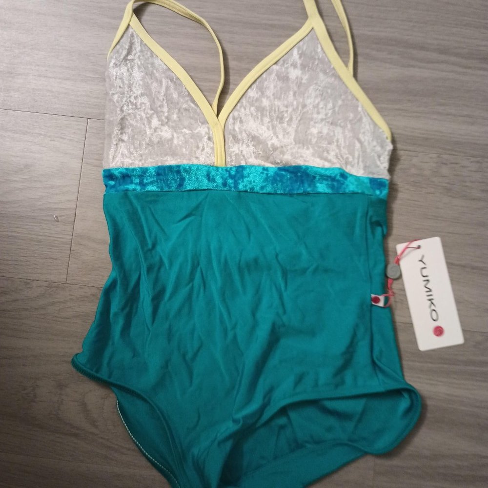 Blue/Silver Zoe Yumiko Leotard
